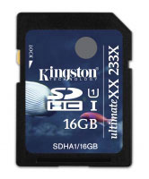 Kingston 16GB SDHC UltimateXX UHS-I (SDHA1/16GB)